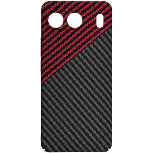 Techsuit - Carbonite FiberShell - OnePlus Nord 4 - Red Vortex