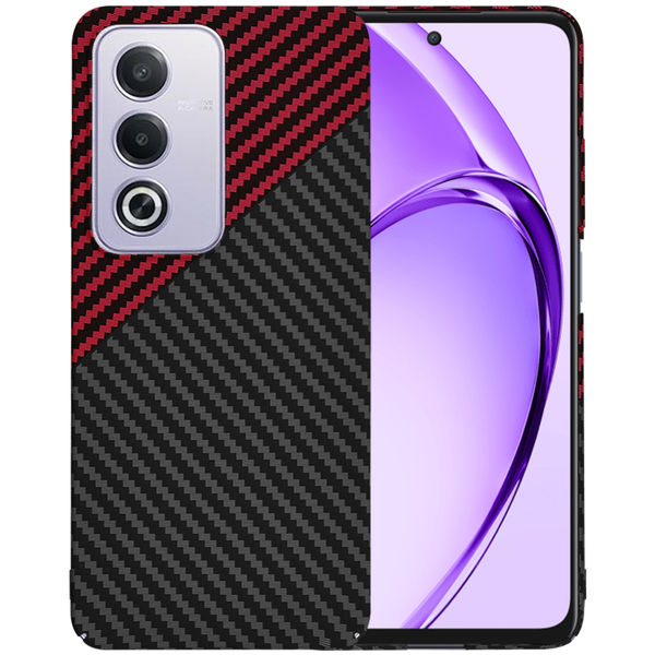 Techsuit - Carbonite FiberShell - Oppo A80 5G - Red Vortex