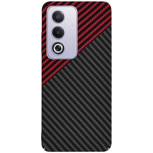 Techsuit - Carbonite FiberShell - Oppo A80 5G - Red Vortex