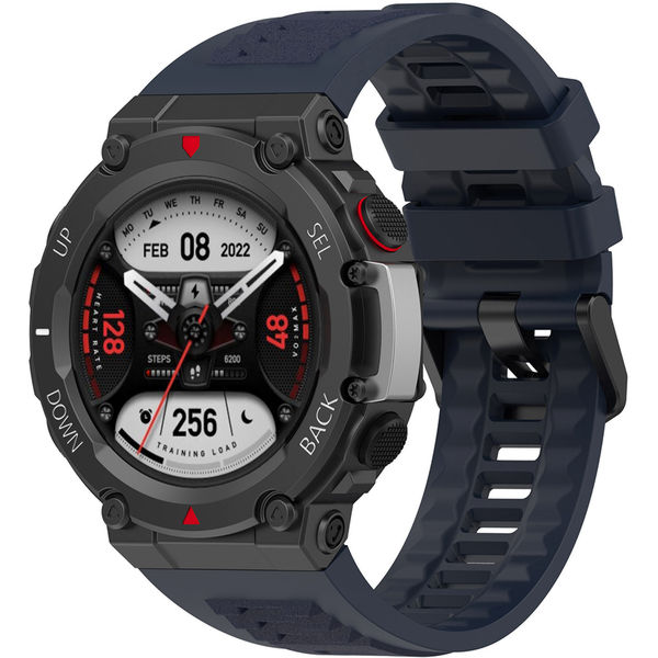 Techsuit - Watchband (W067) - Amazfit T-Rex 2 / 2 Ocean Blue - Navy Blue