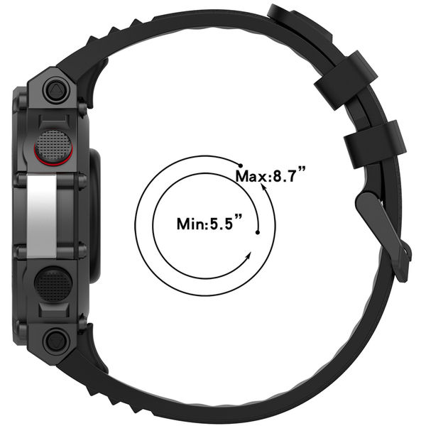 Techsuit - Watchband (W067) - Amazfit T-Rex 2 / 2 Ocean Blue - Light Green