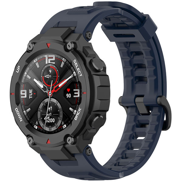 Techsuit - Watchband (W067) - Amazfit T-Rex / T-Rex Pro - Navy Blue