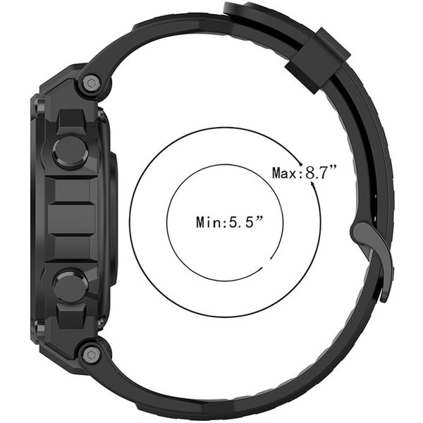 Techsuit - Watchband (W067) - Amazfit T-Rex / T-Rex Pro - Navy Blue