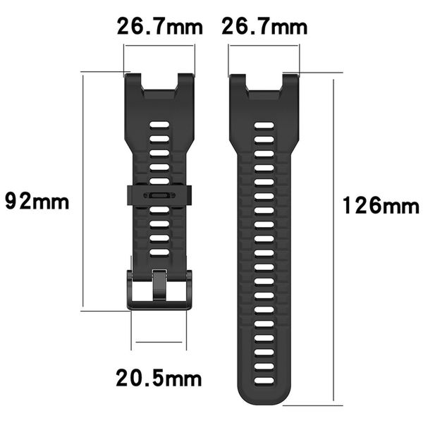 Techsuit - Watchband (W067) - Amazfit T-Rex / T-Rex Pro - Navy Blue
