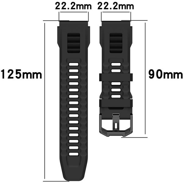 Techsuit - Watchband (W067) - Amazfit T-Rex Ultra - Black