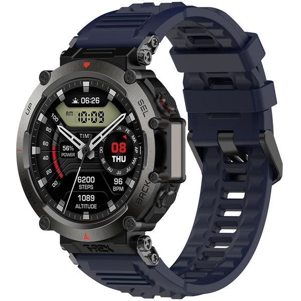 Techsuit - Watchband (W067) - Amazfit T-Rex Ultra - Navy Blue
