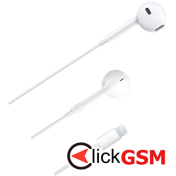 Apple - Original Wired Earphones A1748 (MWTY3ZM/A) - Lightning, In-Ear, with Microphone, 1.2m - White (Blister Packing)
