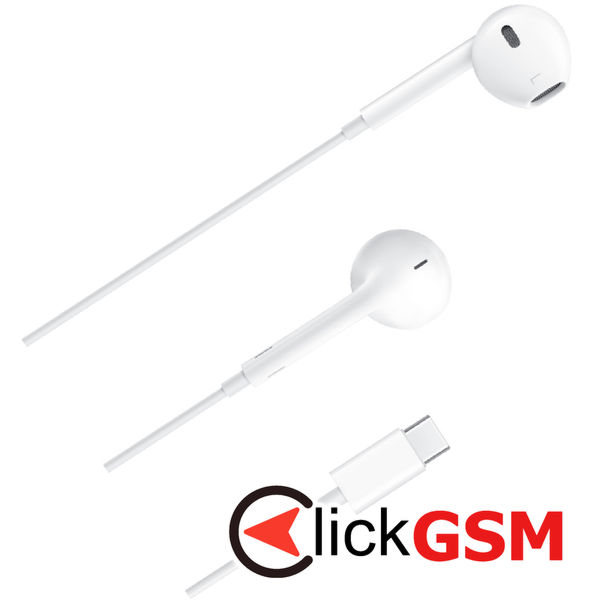 Apple - Original Wired Earphones A3046 (MYQY3ZM/A) - Type-C with Microphone - White (Blister Packing)