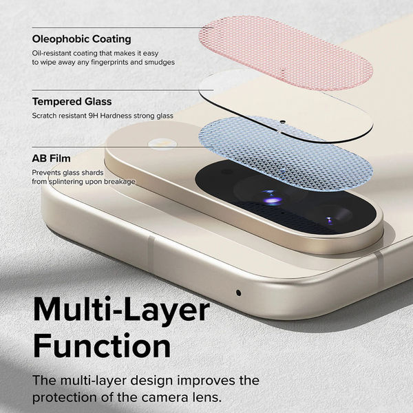 Ringke - Camera Protector Glass (3 pack) - Google Pixel 9 - Clear