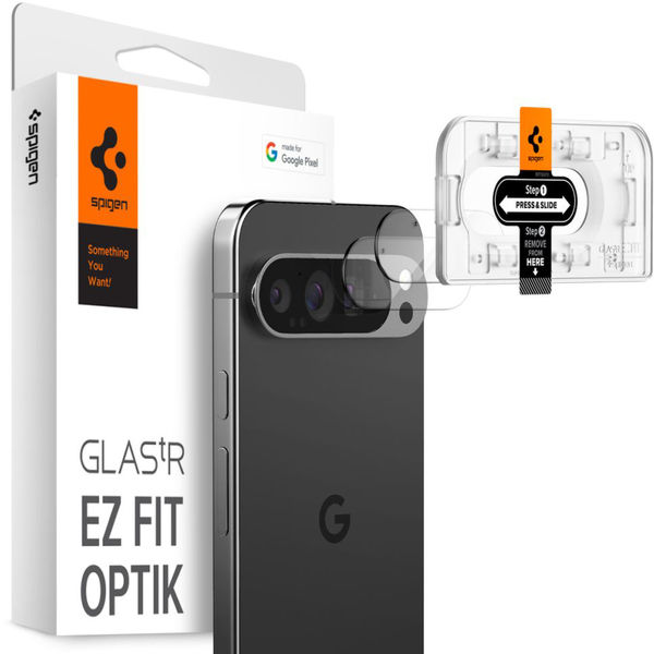 Spigen - Optik.tR EZ Fit Camera Glass (2 pack) - Google Pixel 9 Pro XL - Clear