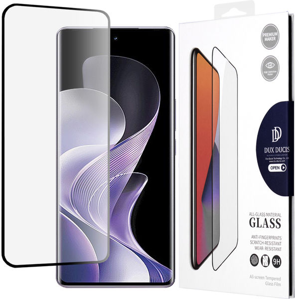 Dux Ducis - Tempered Glass - Vivo V40 - Black
