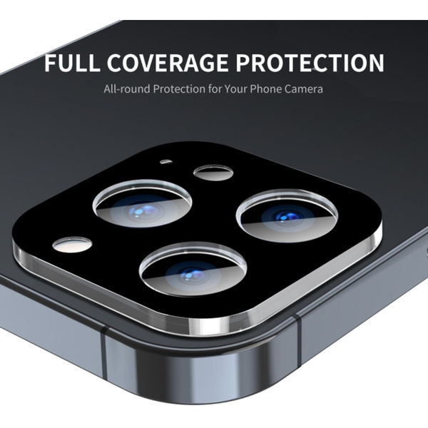 Techsuit - Full Camera Glass - iPhone 16 / iPhone 16 Plus - Black