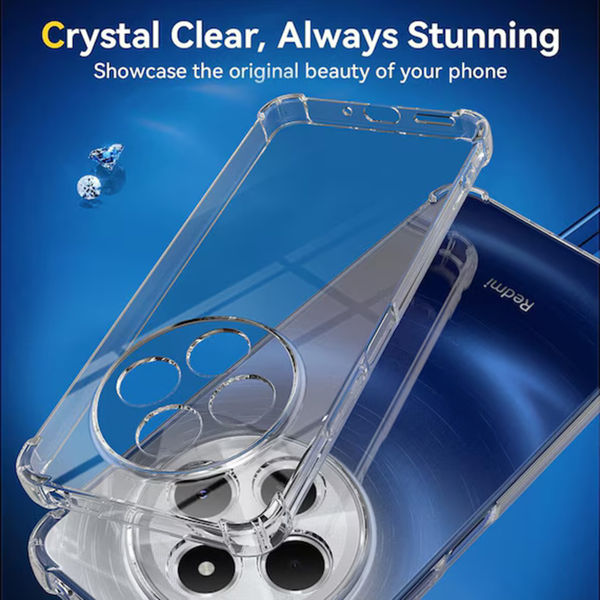 Techsuit - Shockproof Clear Silicone - Xiaomi Redmi 14C / Poco C75 - Clear