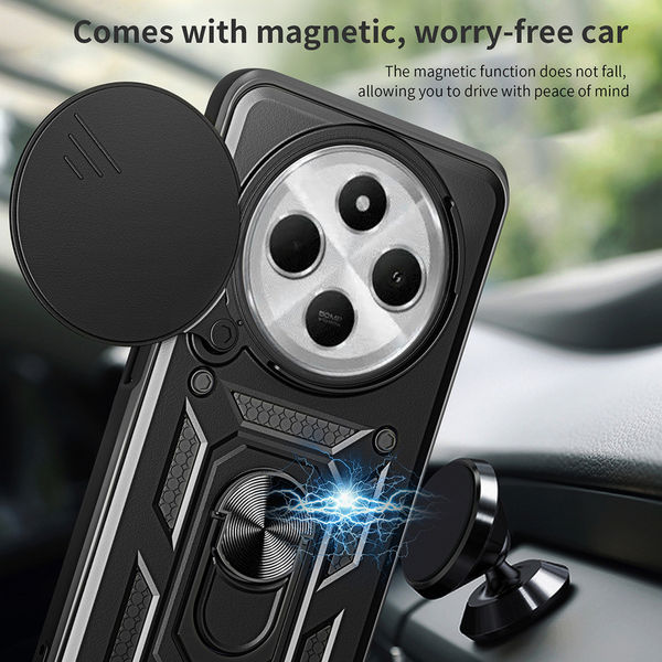 Techsuit - CamShield Series - Xiaomi Redmi 14C / Poco C75 - Black