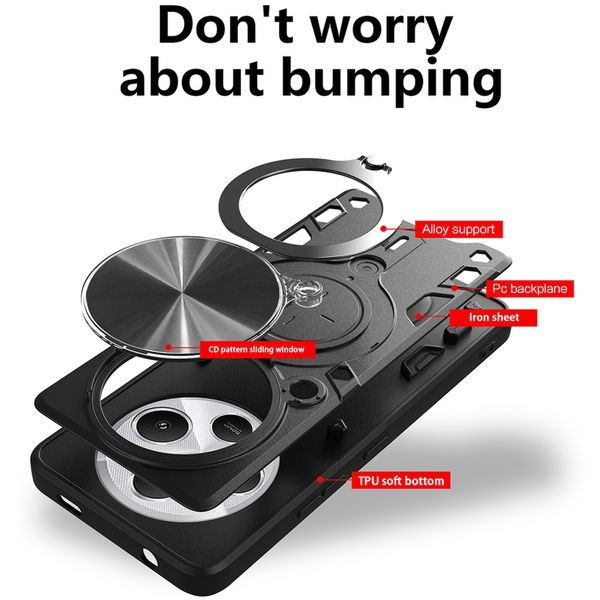 Techsuit - CamGuard Pro - Xiaomi Redmi 14C / Poco C75 - Black