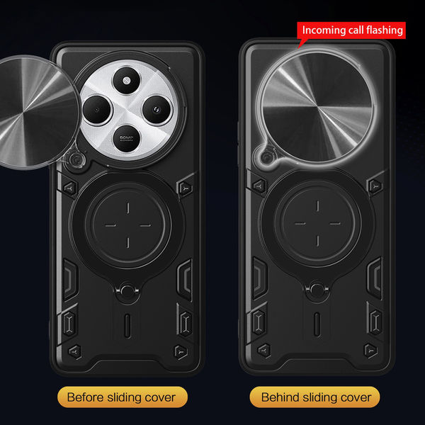 Techsuit - CamGuard Pro - Xiaomi Redmi 14C / Poco C75 - Black