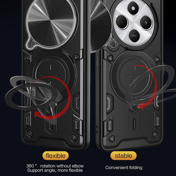 Techsuit - CamGuard Pro - Xiaomi Redmi 14C / Poco C75 - Black