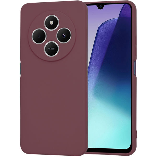 Techsuit - SoftFlex - Xiaomi Redmi 14C / Poco C75 - Plum Red