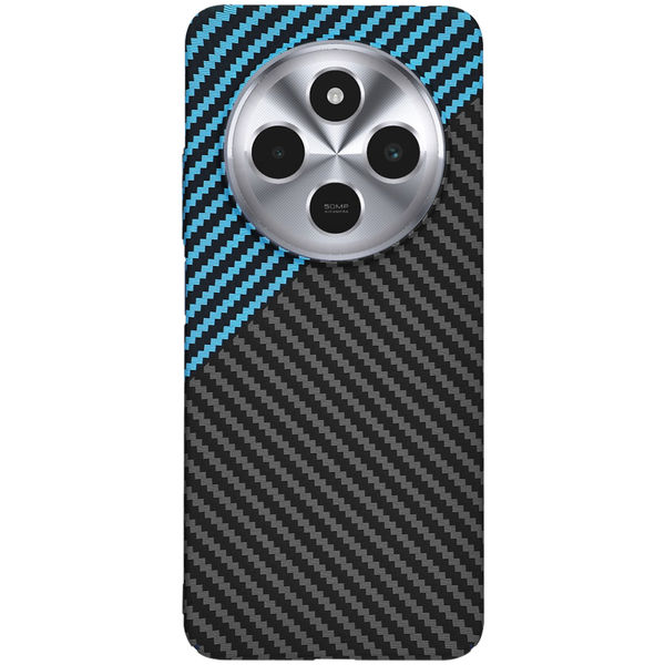 Techsuit - Carbonite FiberShell - Xiaomi Redmi 14C / Poco C75 - Blue Pulse