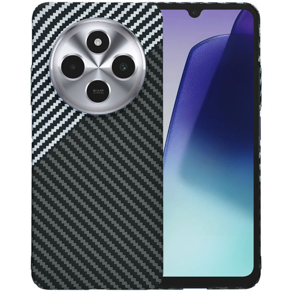 Techsuit - Carbonite FiberShell - Xiaomi Redmi 14C / Poco C75 - Stealth Gray