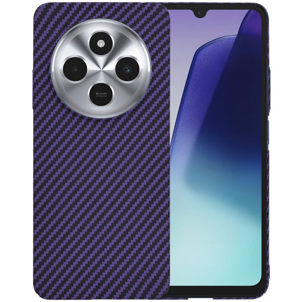 Techsuit - Carbonite FiberShell - Xiaomi Redmi 14C / Poco C75 - Purple