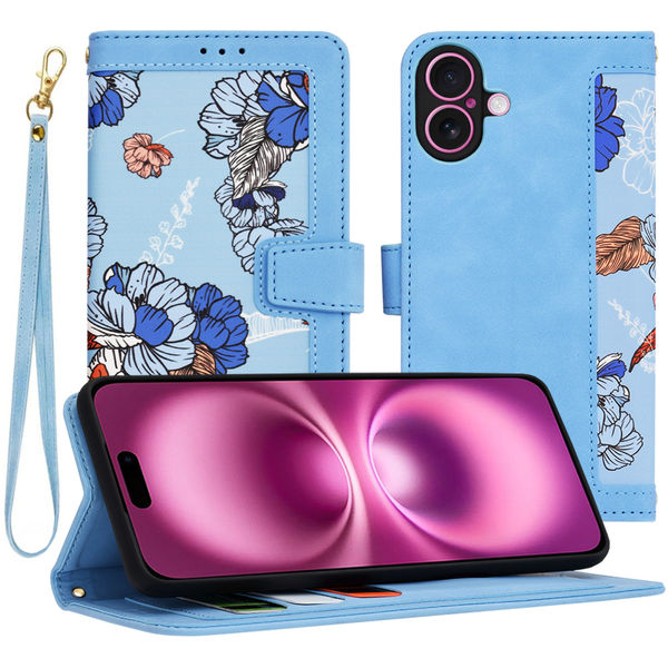 Techsuit - FlipCraft - iPhone 16 Plus - Vibrant Blue