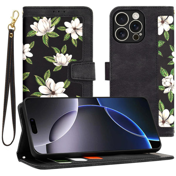 Techsuit - FlipCraft - iPhone 16 Pro Max - Flowers of the Dawn