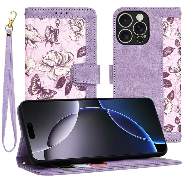 Techsuit - FlipCraft - iPhone 16 Pro Max - Mysterious Purple