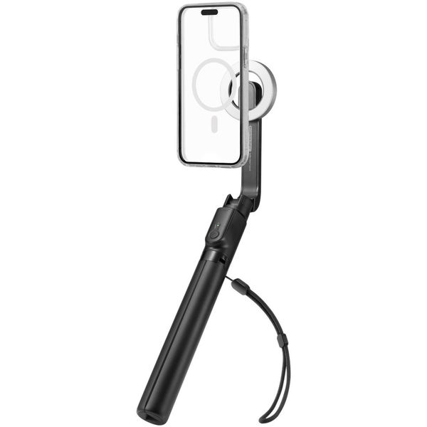 Spigen - Selfie Stick (S580W) - MagSafe Compatible, with Tripod, Stable, Bluetooth, for iOS and Android - Black