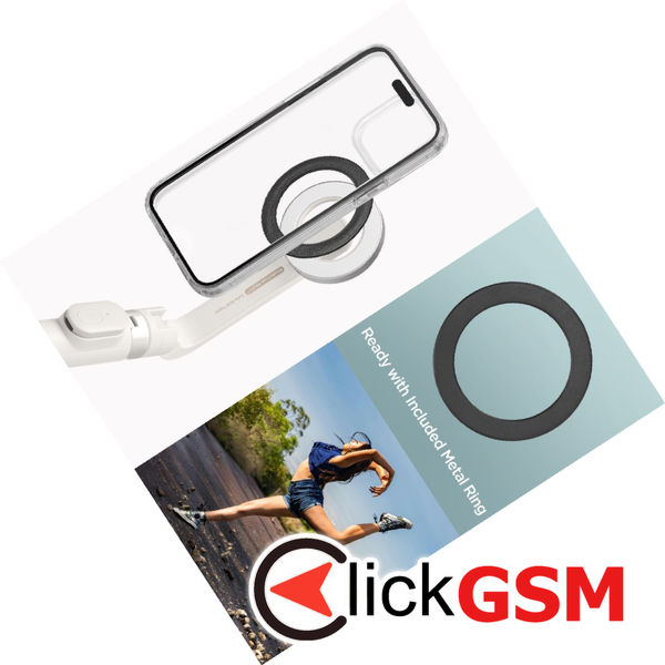 Spigen - Selfie Stick (S571W) - MagSafe Compatible, with Tripod, Stable, Bluetooth, for iOS and Android - Dune Beige