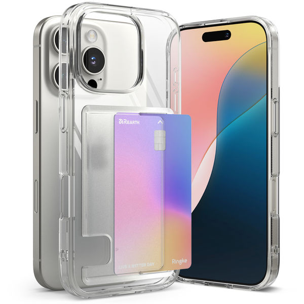 Ringke - Fusion Card - iPhone 16 Pro - Clear