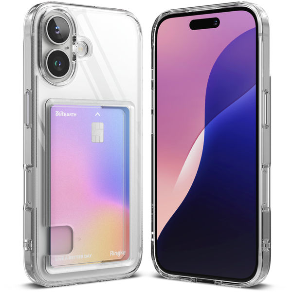 Ringke - Fusion Card - iPhone 16 - Clear