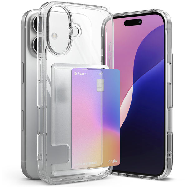 Ringke - Fusion Card - iPhone 16 - Clear
