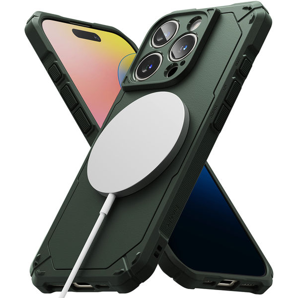 Ringke - Rugged Gear MagSafe - iPhone 16 Pro - Dark Green