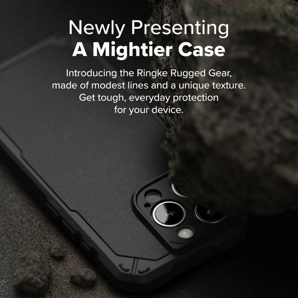Ringke - Rugged Gear - iPhone 16 Pro - Black