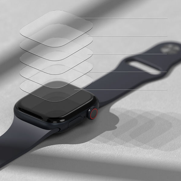 Ringke - Dual Easy Film (3 pack) - Apple Watch 10 46mm - Clear