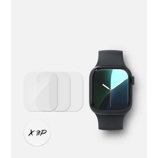 Ringke - Dual Easy Film (3 pack) - Apple Watch 10 46mm - Clear