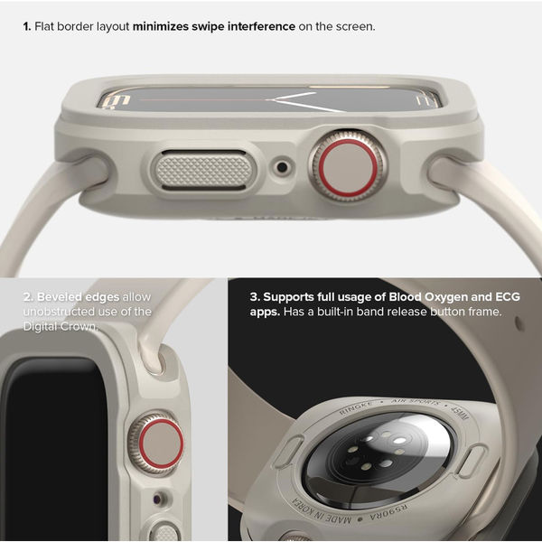 Ringke - Air Sports - Apple Watch 10 42mm - Warm Gray