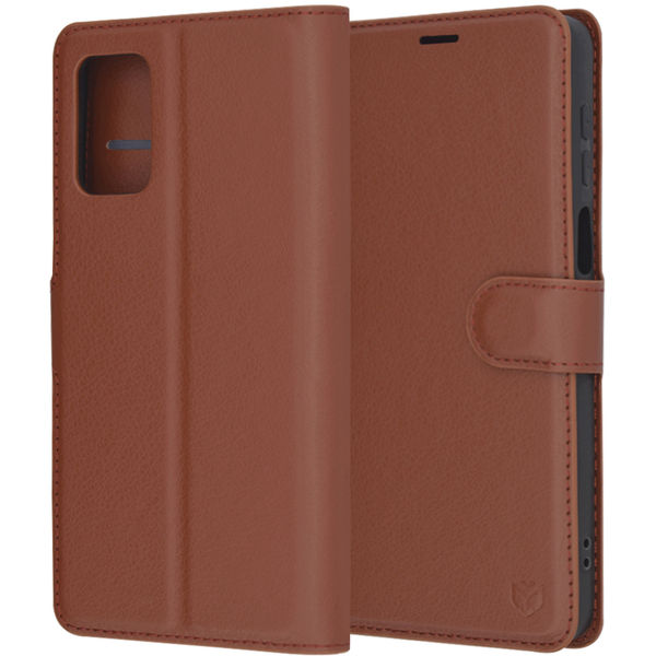 Techsuit - Leather Folio - Motorola Moto G55 - Brown