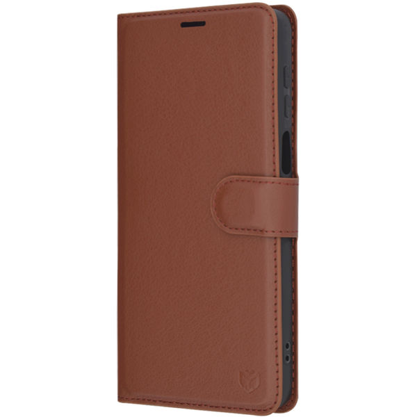 Techsuit - Leather Folio - Motorola Moto G55 - Brown