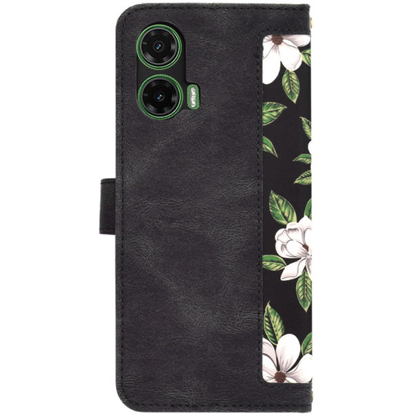 Techsuit - FlipCraft - Motorola Moto G35 - Flowers of the Dawn