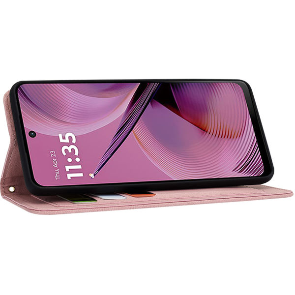 Techsuit - FlipCraft - Motorola Moto G55 - Sweetheart Pink