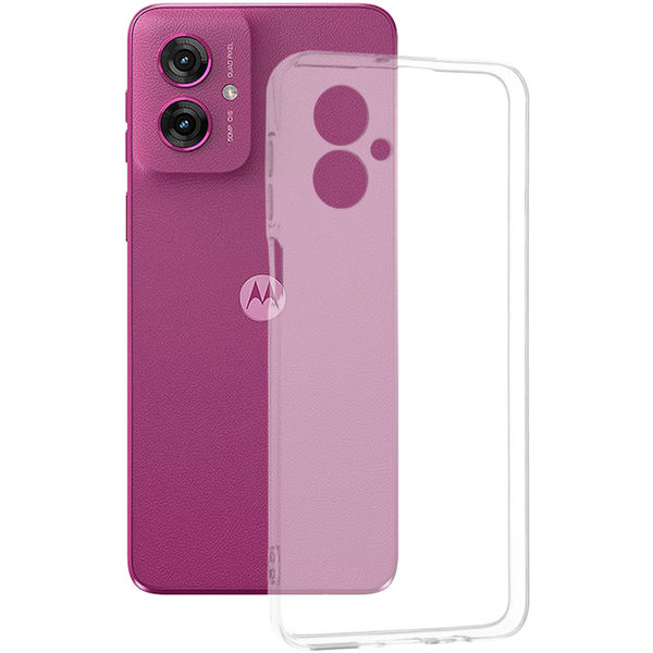 Techsuit - Clear Silicone - Motorola Moto G55 - Transparent