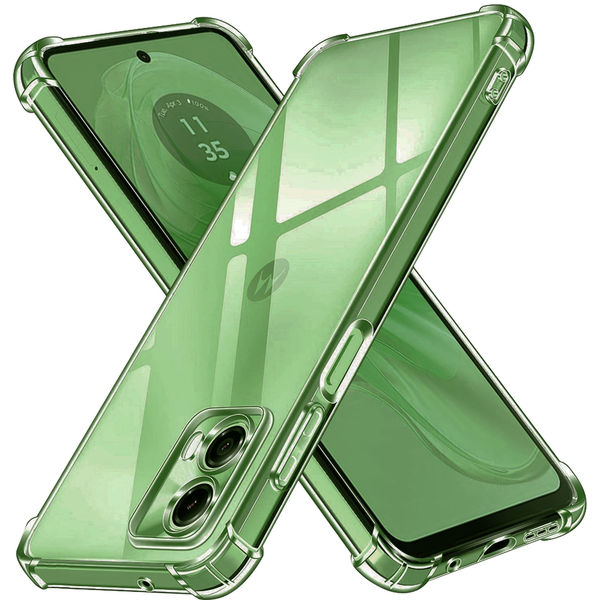 Techsuit - Shockproof Clear Silicone - Motorola Moto G35 - Clear