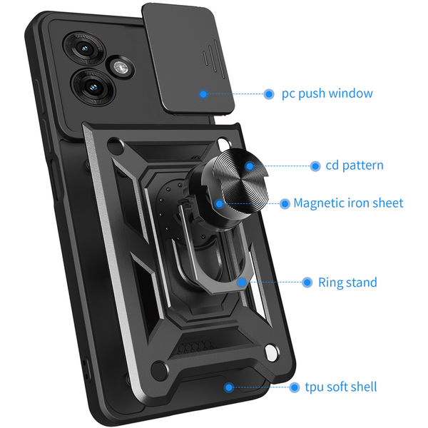 Techsuit - CamShield Series - Motorola Moto G55 - Blue