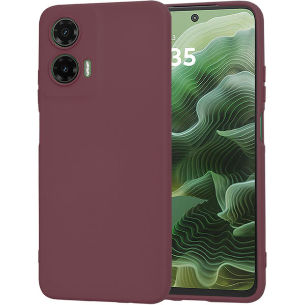 Techsuit - SoftFlex - Motorola Moto G35 - Plum Red