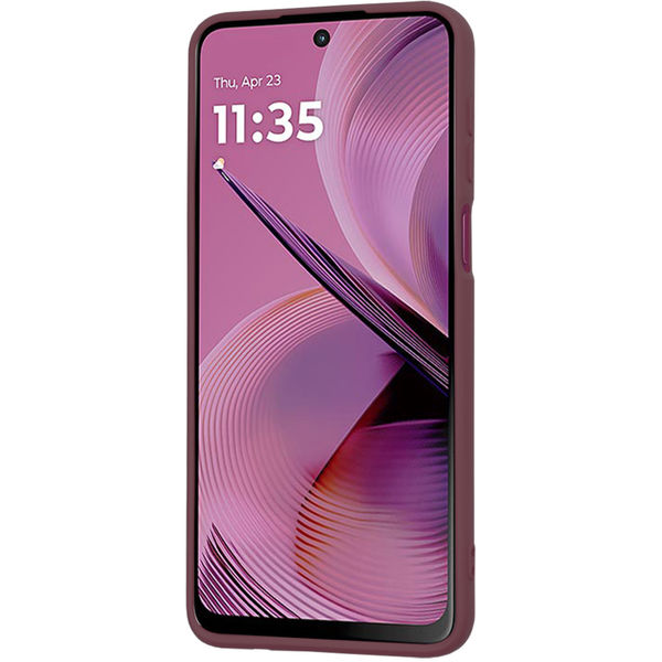 Techsuit - SoftFlex - Motorola Moto G55 - Plum Red
