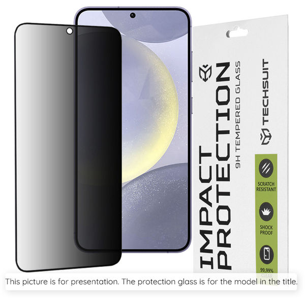 Techsuit - 111D Privacy Full Glue - Motorola Moto G55 - Black