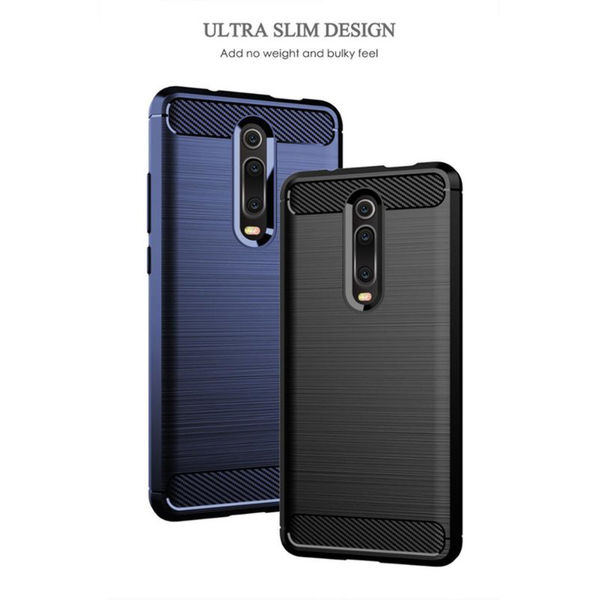 Techsuit - Carbon Silicone - Xiaomi Mi 9T / Mi 9T Pro / Redmi K20 / Redmi K20 Pro - Black