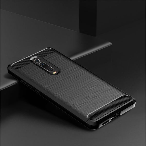 Techsuit - Carbon Silicone - Xiaomi Mi 9T / Mi 9T Pro / Redmi K20 / Redmi K20 Pro - Black